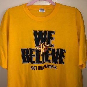 Vintage Warriors NBA Playoffs TShirt